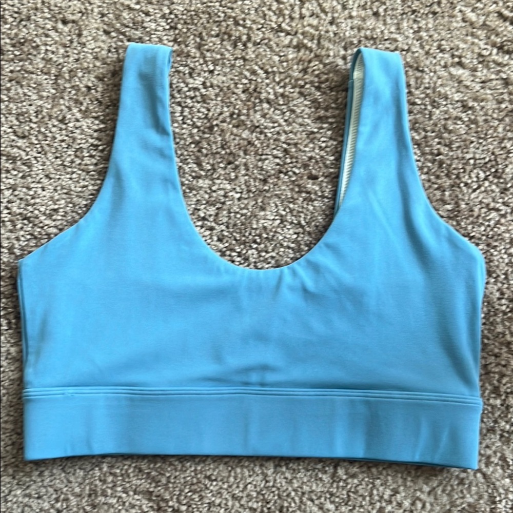 Women's Varley  Blue Sports Bra - Size Medium